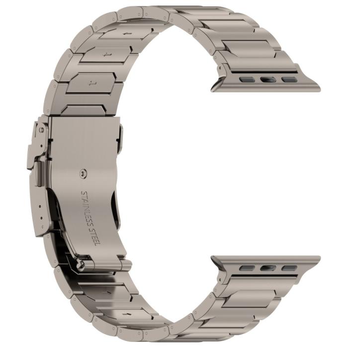 Bild 4,  Apple Watch 42/44/45/46/49 mm Armband Metall Titanium