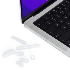 HAT PRINCE HAT PRINCE Dammplugg Silikon Set MacBook Air 13"/Pro 14"/Pro 16" Vit
