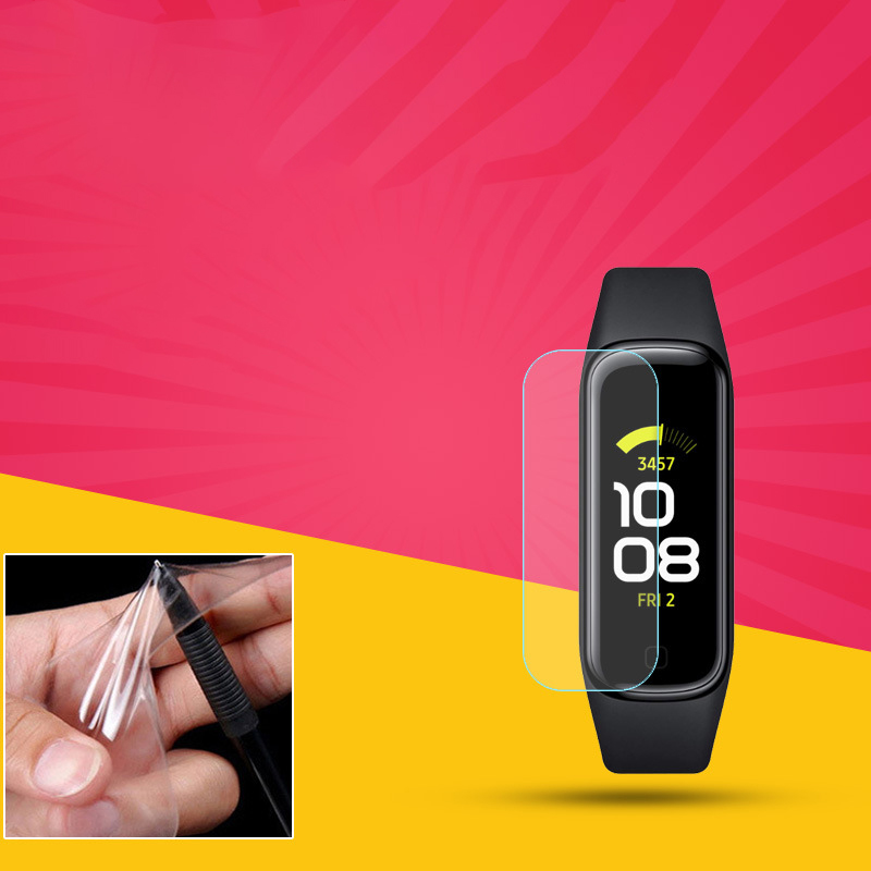  Samsung Galaxy Fit 2 Watch Skärmskydd TPU Transparent