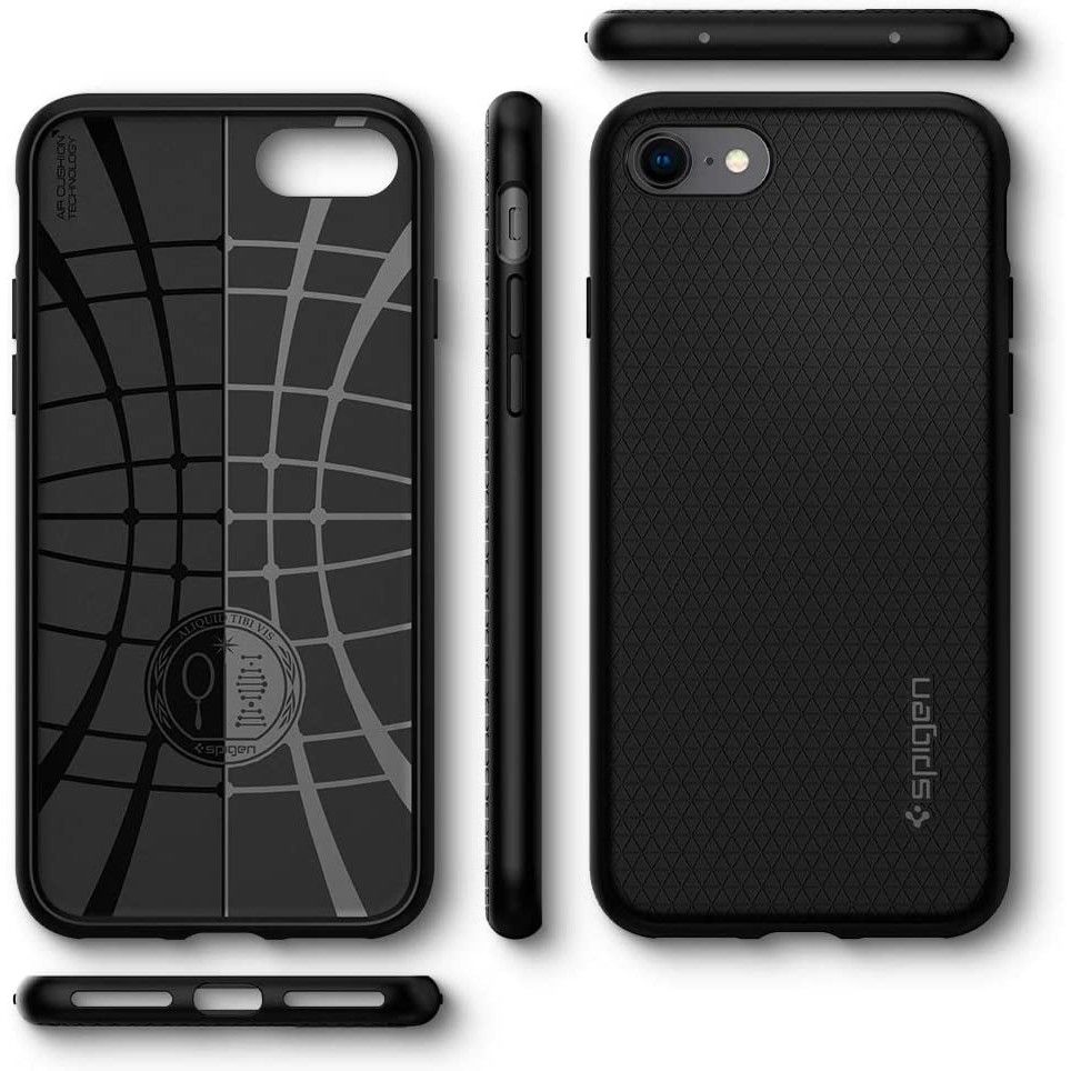 Spigen Spigen iPhone 7/8/SE Skal Liquid Air Svart