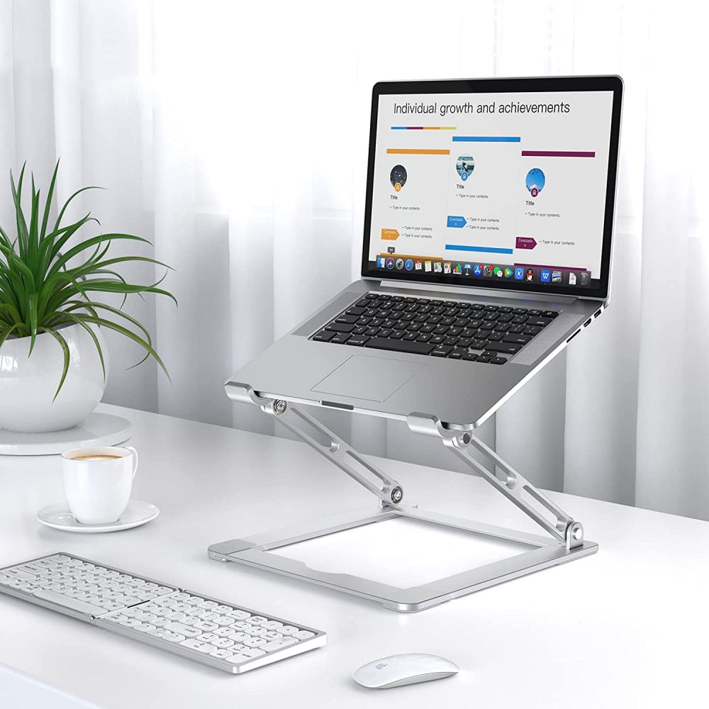 Tech-Protect Tech-Protect Prodesk Laptop Stativ Universal Silver