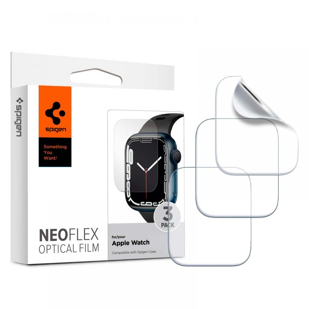 Spigen Spigen 3-PACK Neo Flex HD Skärmskydd Apple Watch 44 / 45 mm