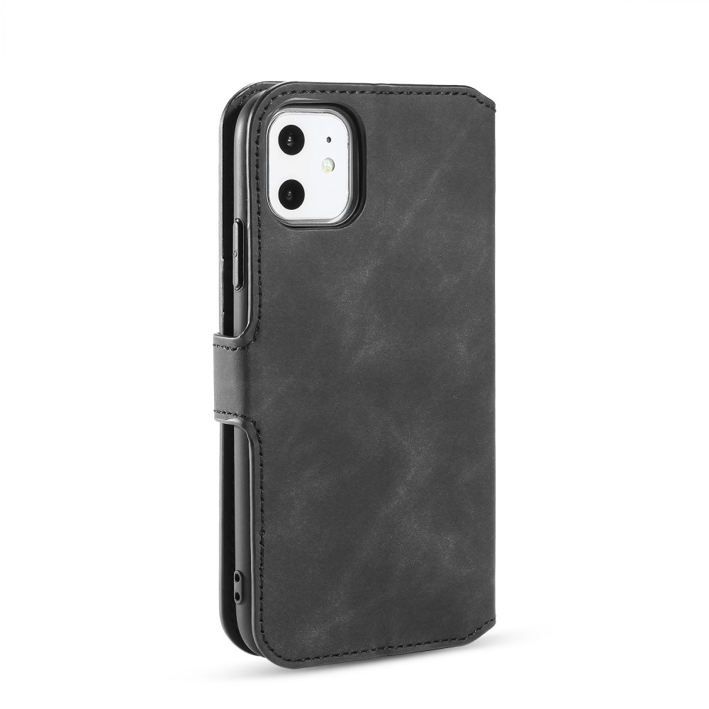 DG.MING DG.MING iPhone 11 Fodral Retro Läder Svart