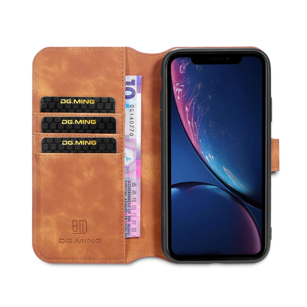 DG.MING DG.MING iPhone 11 Fodral Retro Läder Brun