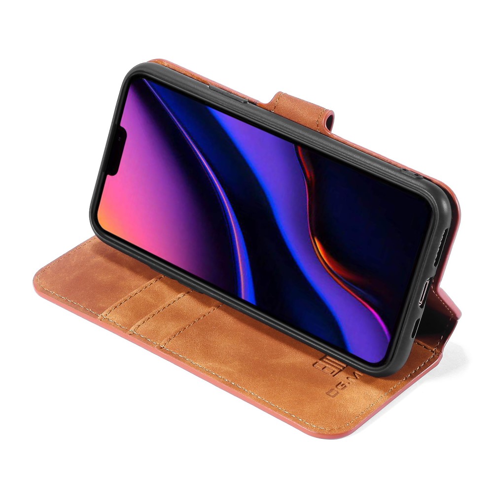 DG.MING DG.MING iPhone 11 Pro Fodral Retro Läder Brun