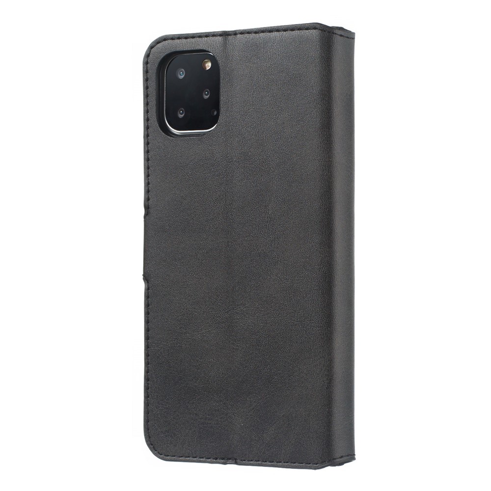  iPhone 11 Pro Fodral Solid Läder Svart