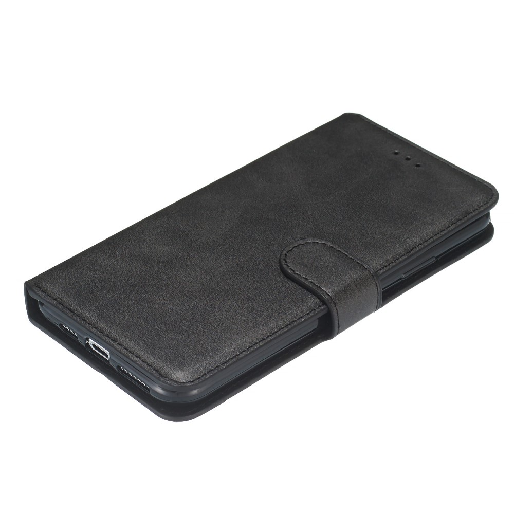  iPhone 11 Pro Fodral Solid Läder Svart