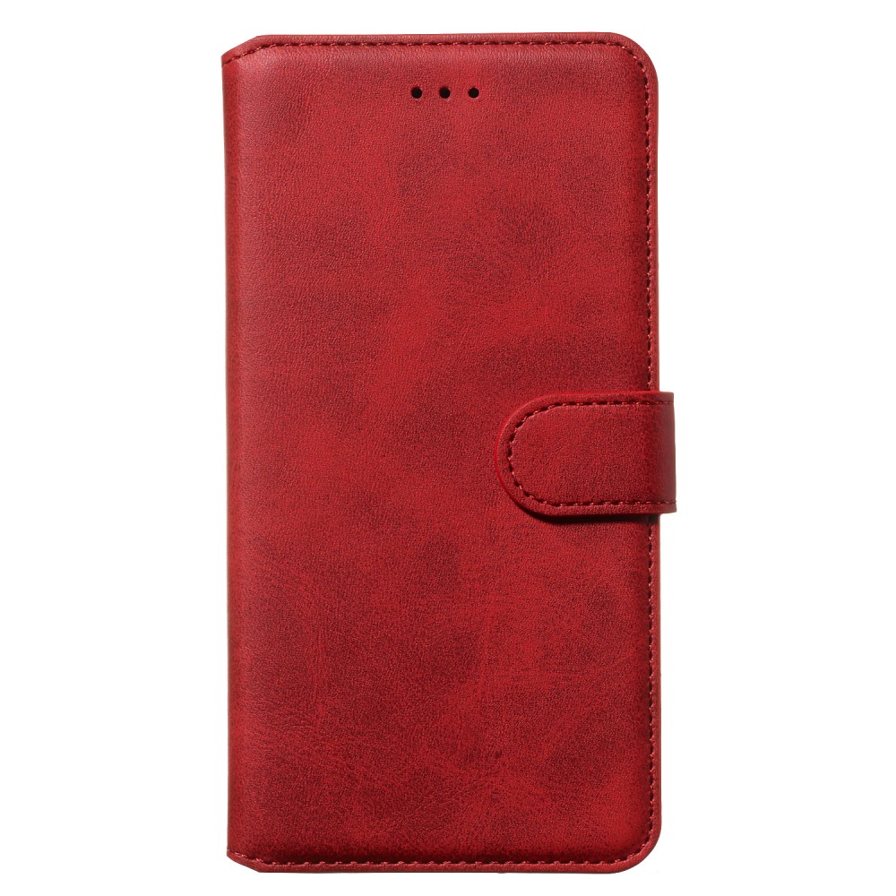  iPhone 11 Pro Fodral Solid Läder Röd