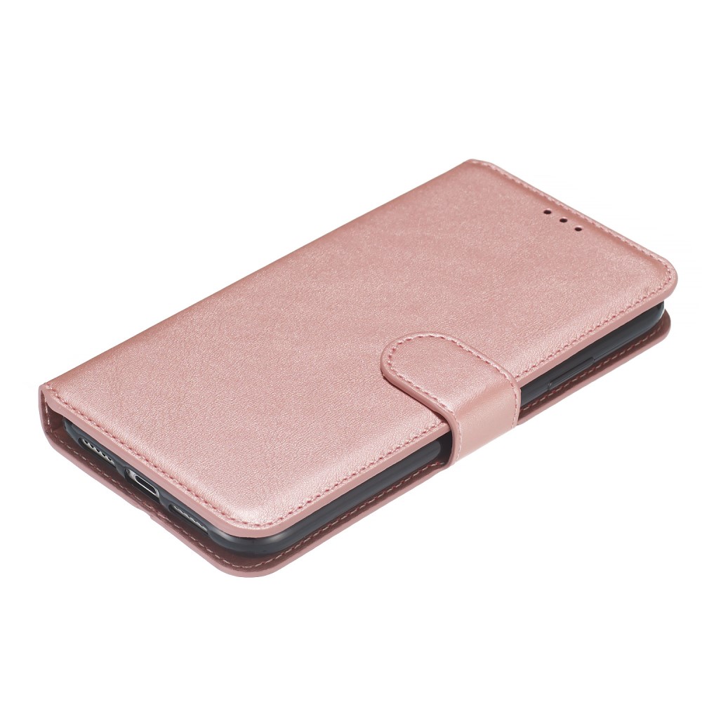  iPhone 11 Fodral Solid Läder Roséguld