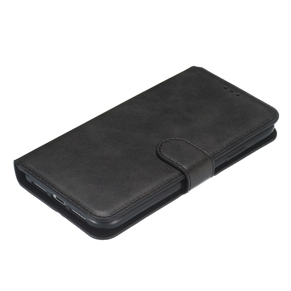  iPhone 11 Fodral Solid Läder Svart