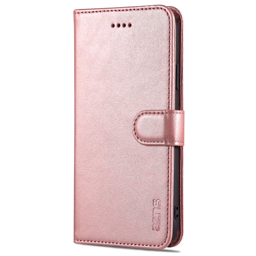 AZNS AZNS iPhone 12 / 12 Pro Fodral Läder Roséguld
