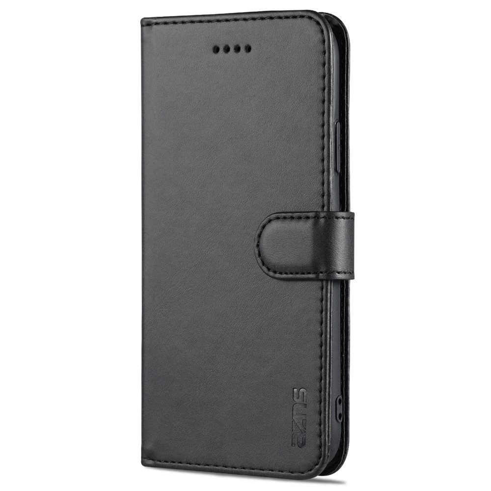 AZNS AZNS iPhone 12 / 12 Pro Fodral Läder Svart