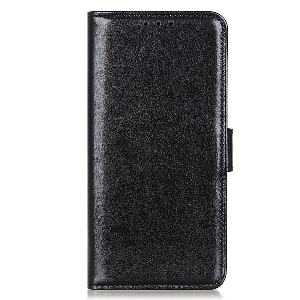  iPhone 13 Pro Max Fodral Crazy Horse Läder Svart