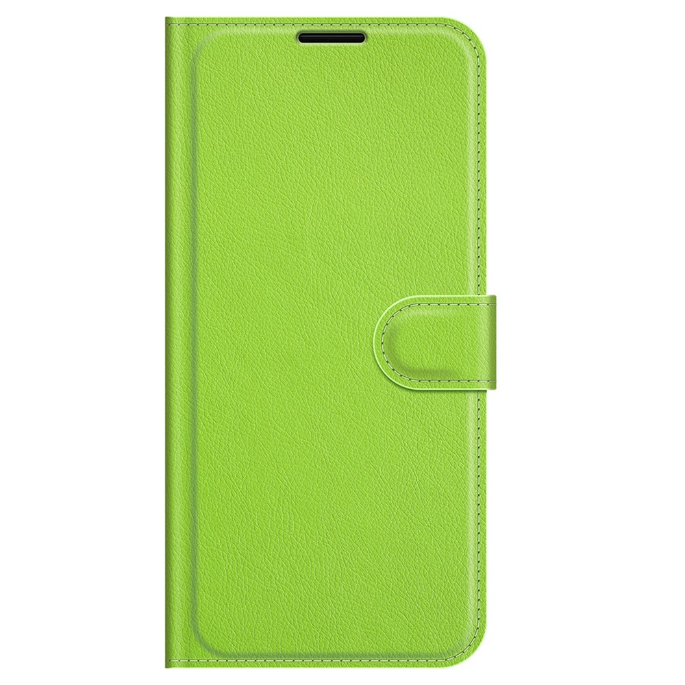  iPhone 13 Pro Fodral Litchi Läder Grön