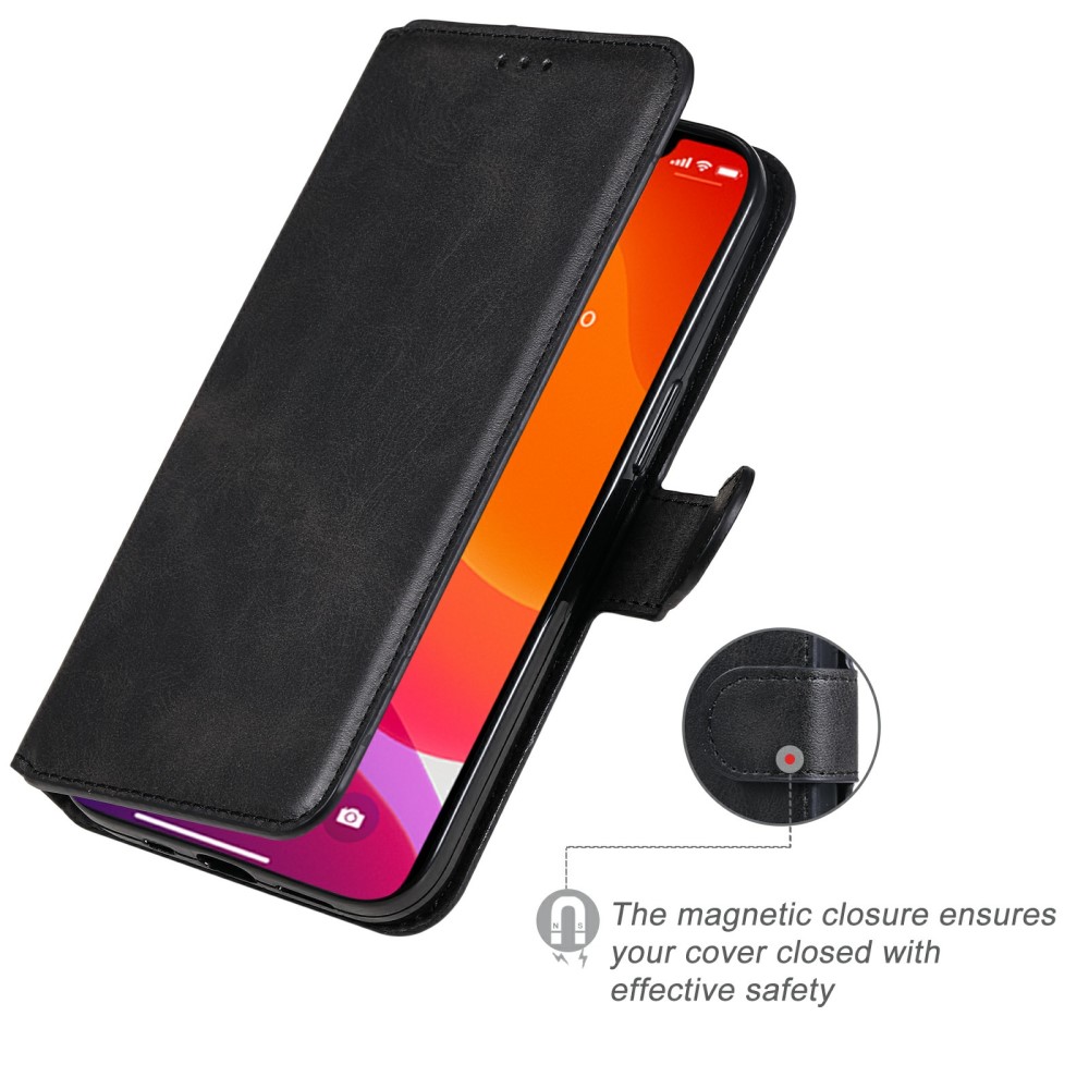  iPhone 13 Fodral Läder Svart