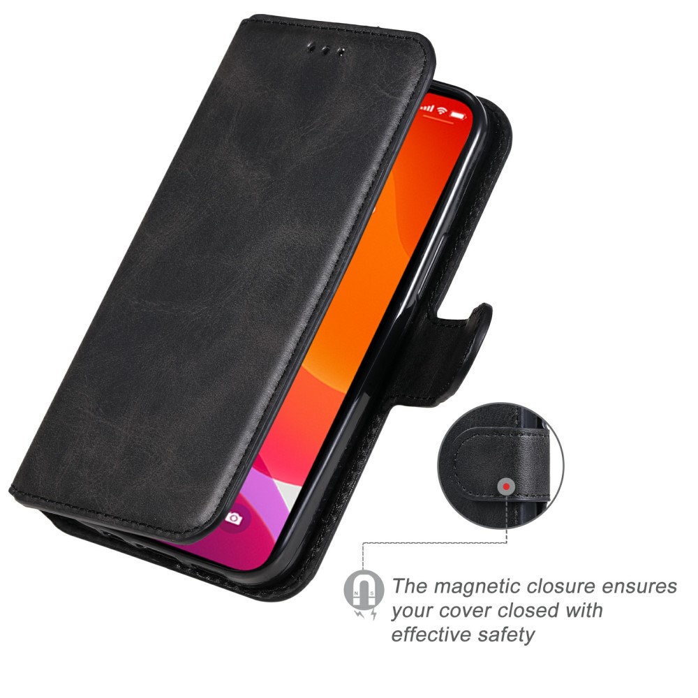  iPhone 13 Mini Fodral Läder Svart