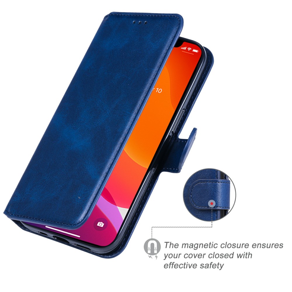  iPhone 13 Pro Fodral Läder Blå
