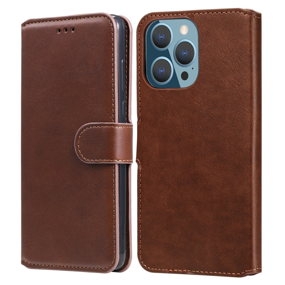  iPhone 13 Pro Fodral Läder Brun