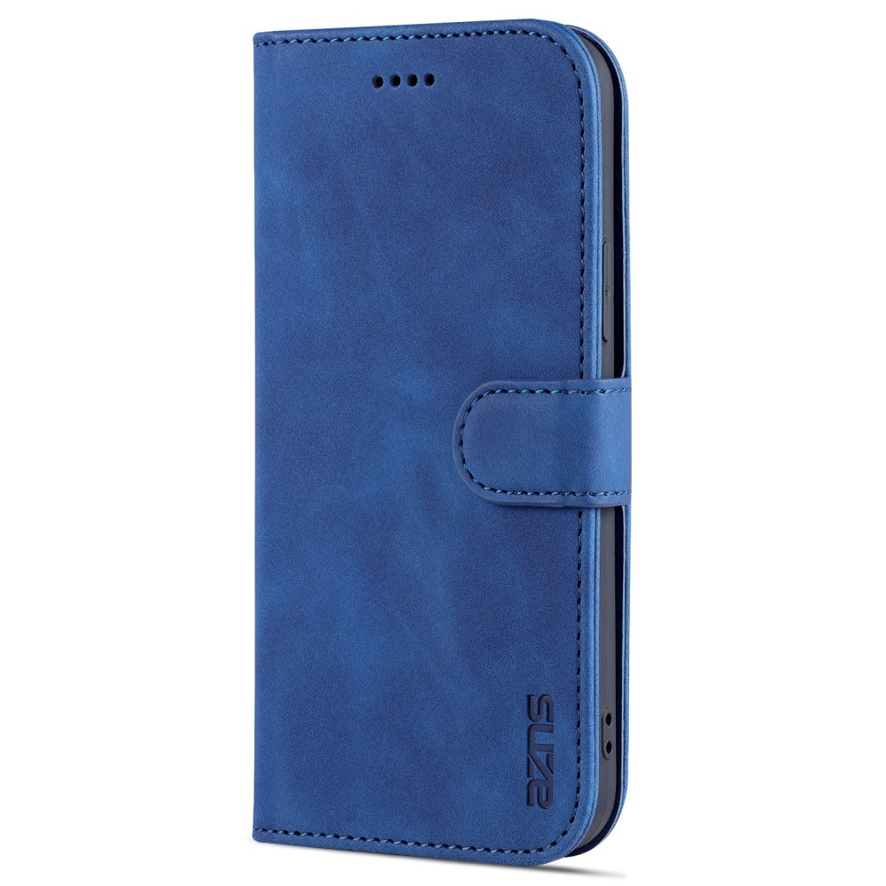 AZNS AZNS iPhone 13 Pro Max Fodral Läder Blå