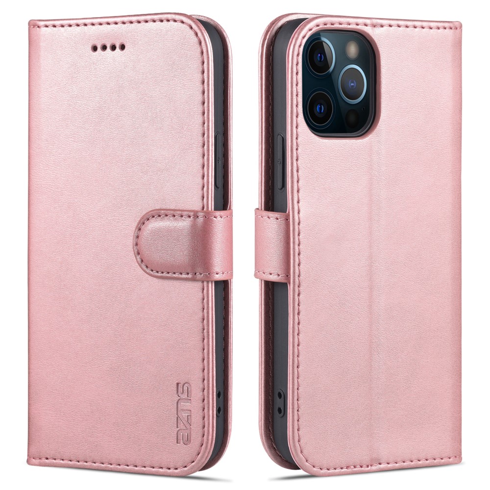 AZNS AZNS iPhone 13 Fodral Läder Roséguld
