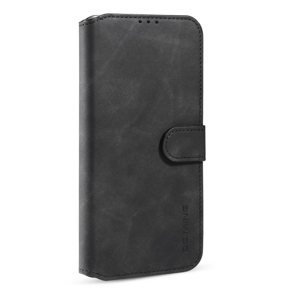 DG.MING DG.MING iPhone 13 Mini Fodral Retro Läder Svart