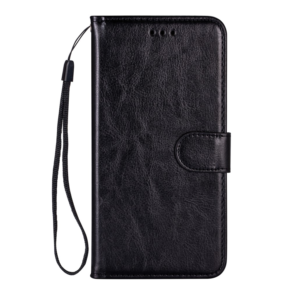  iPhone 13 Pro Fodral Crazy Horse Läder Svart