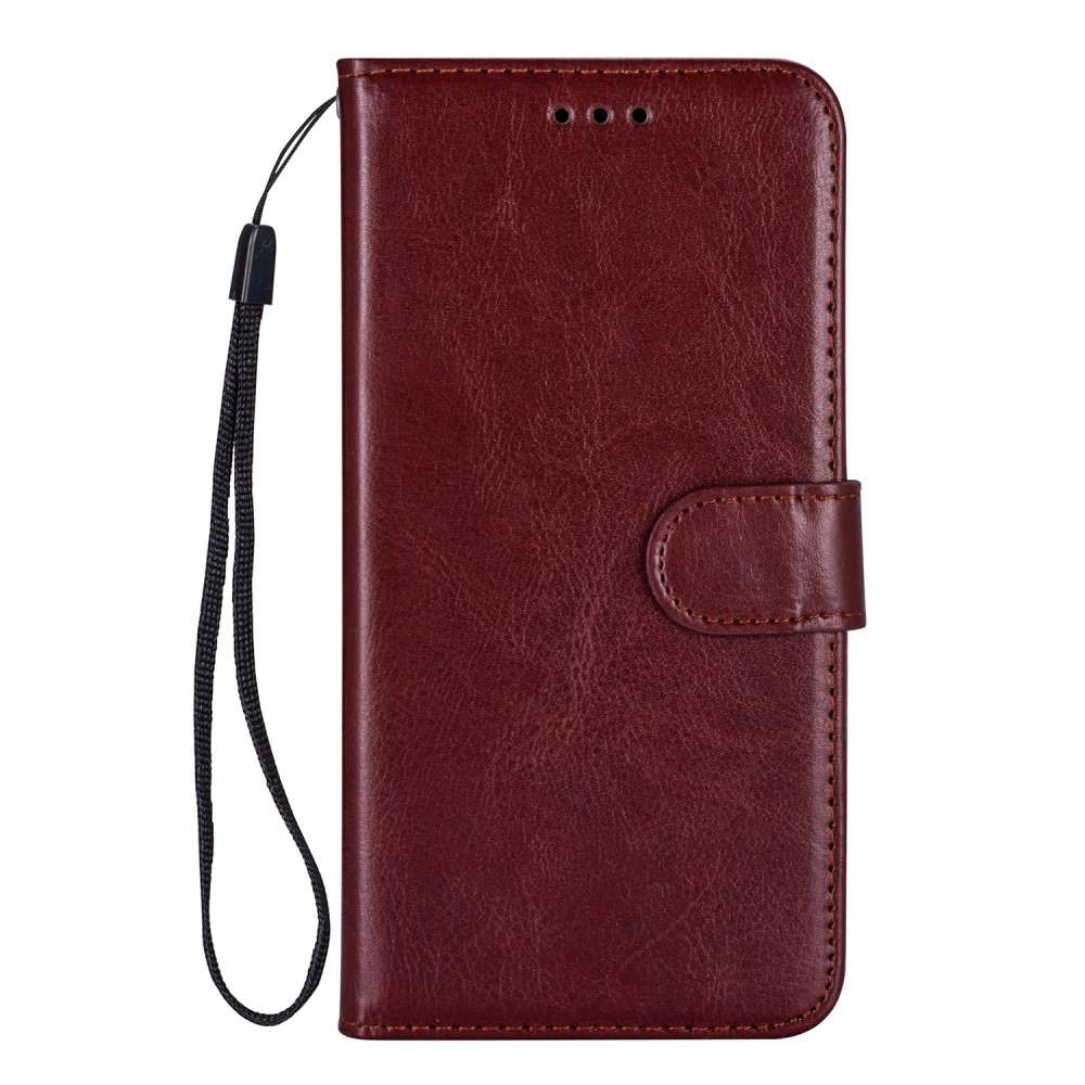 iPhone 13 Pro Max Fodral Crazy Horse Läder Brun