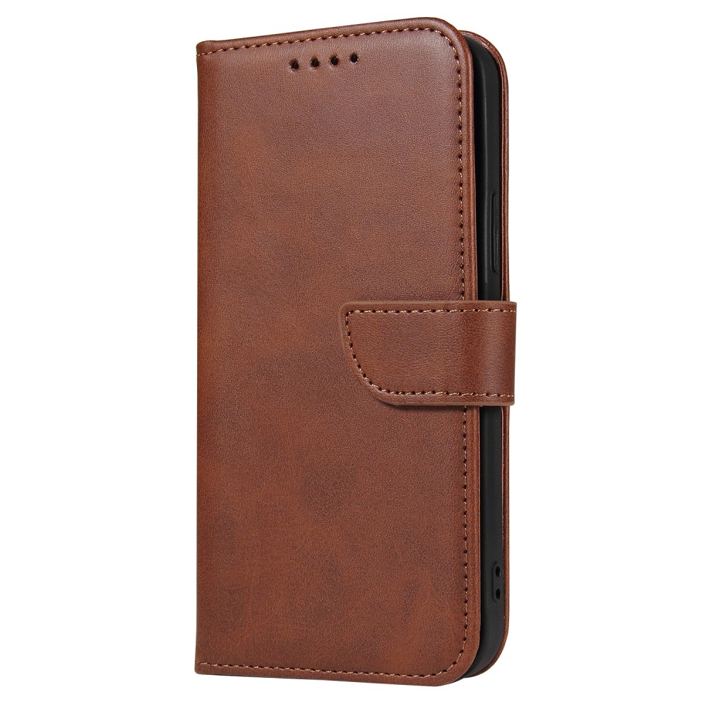  iPhone 13 Plånboksfodral Läder Brun