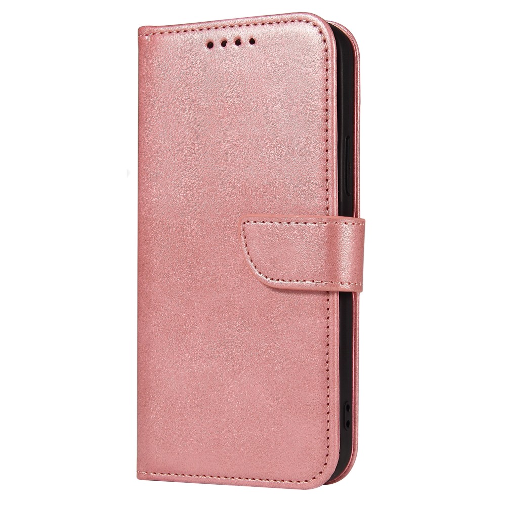  iPhone 13 Plånboksfodral Läder Roséguld