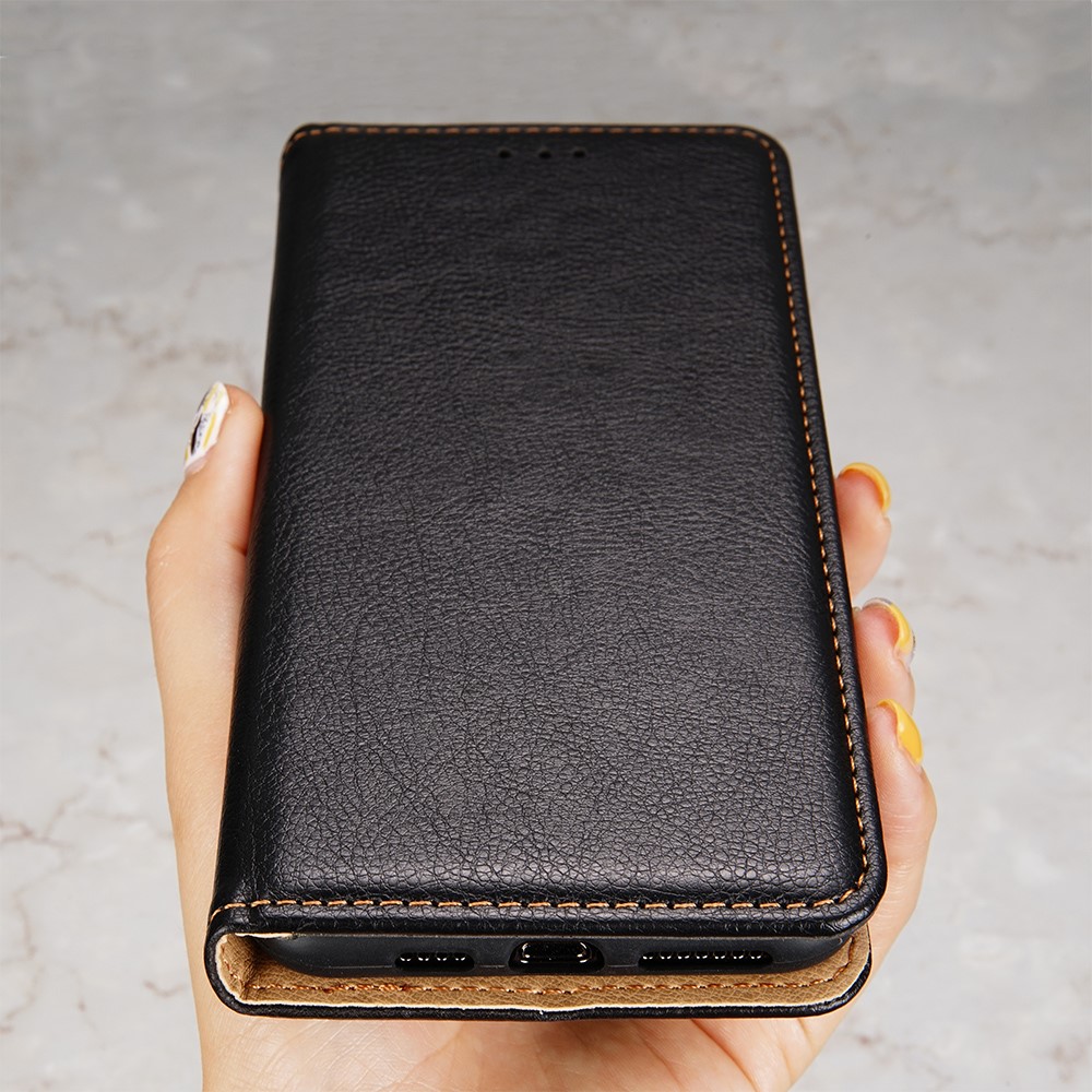 Xiaomi Redmi 9C Fodral Flip Läder Svart