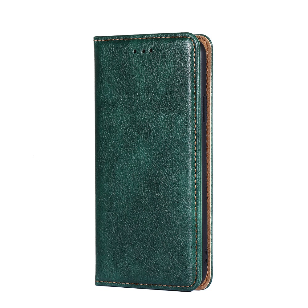  Xiaomi Redmi 9C Fodral Flip Läder Mörk Grön