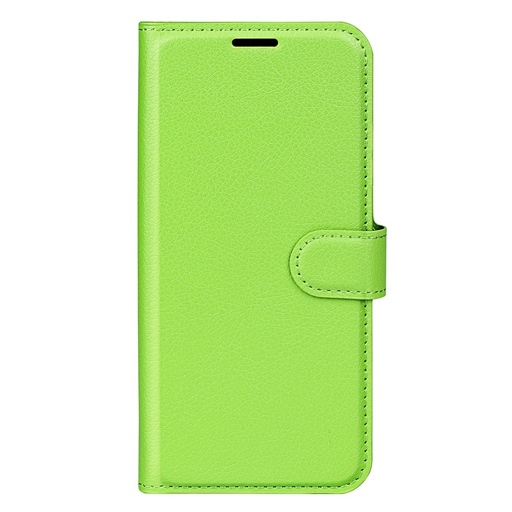  Sony Xperia 10 IV Fodral Litchi Läder Grön