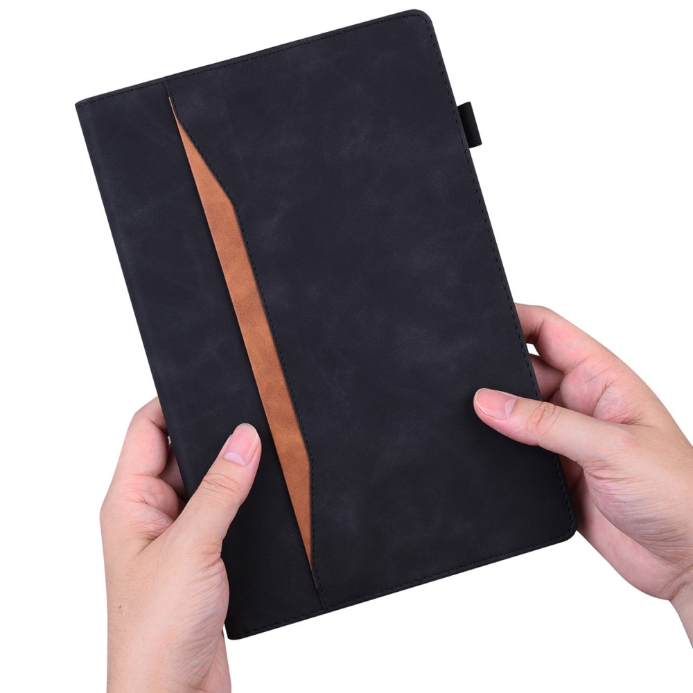  Lenovo Tab M10 Plus Gen 3 Fodral Frontficka Och Pennhållare Svart