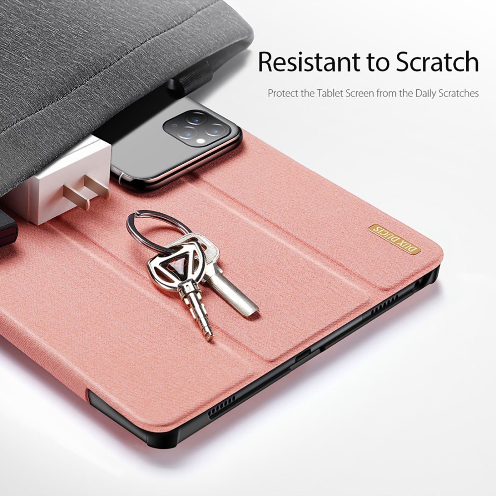 DUX DUCIS DUX DUCIS Lenovo Tab M10 Plus Gen 3 Fodral DOMO Tri-Fold Ljus Rosa