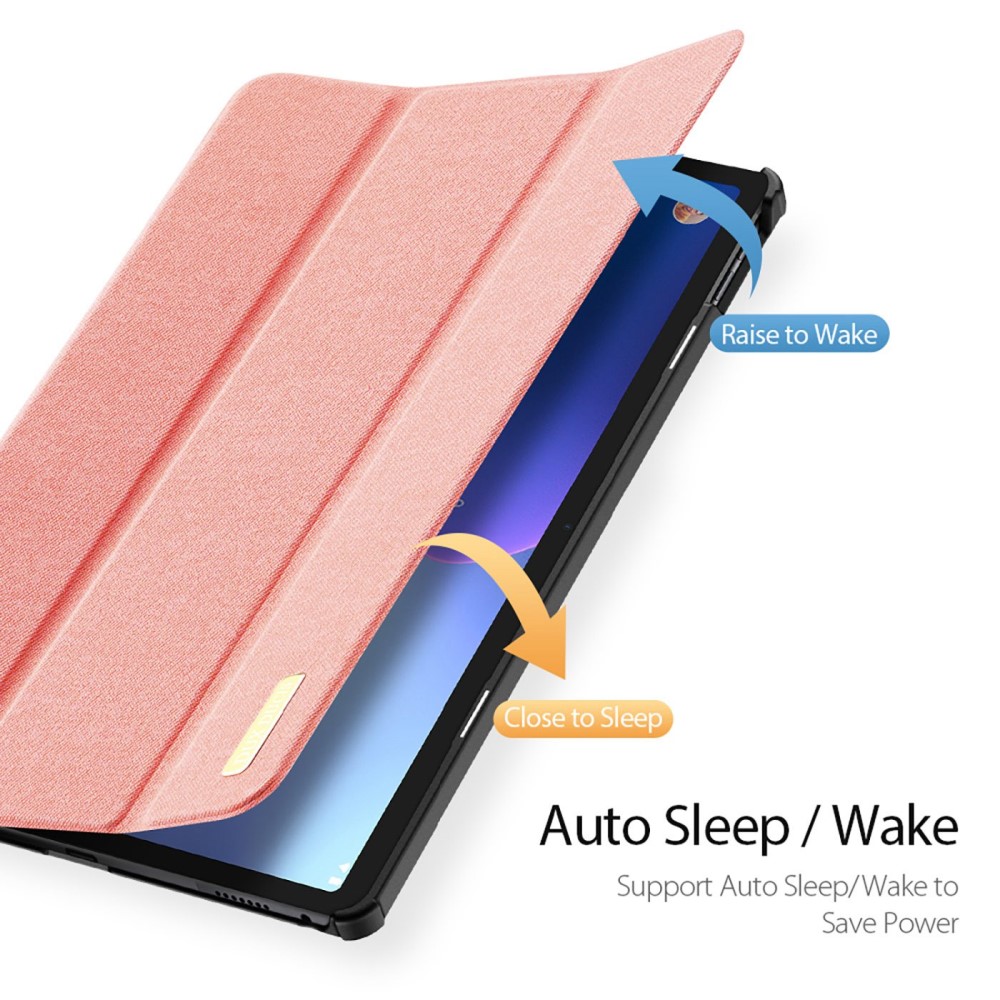 DUX DUCIS DUX DUCIS Lenovo Tab M10 Plus Gen 3 Fodral DOMO Tri-Fold Ljus Rosa