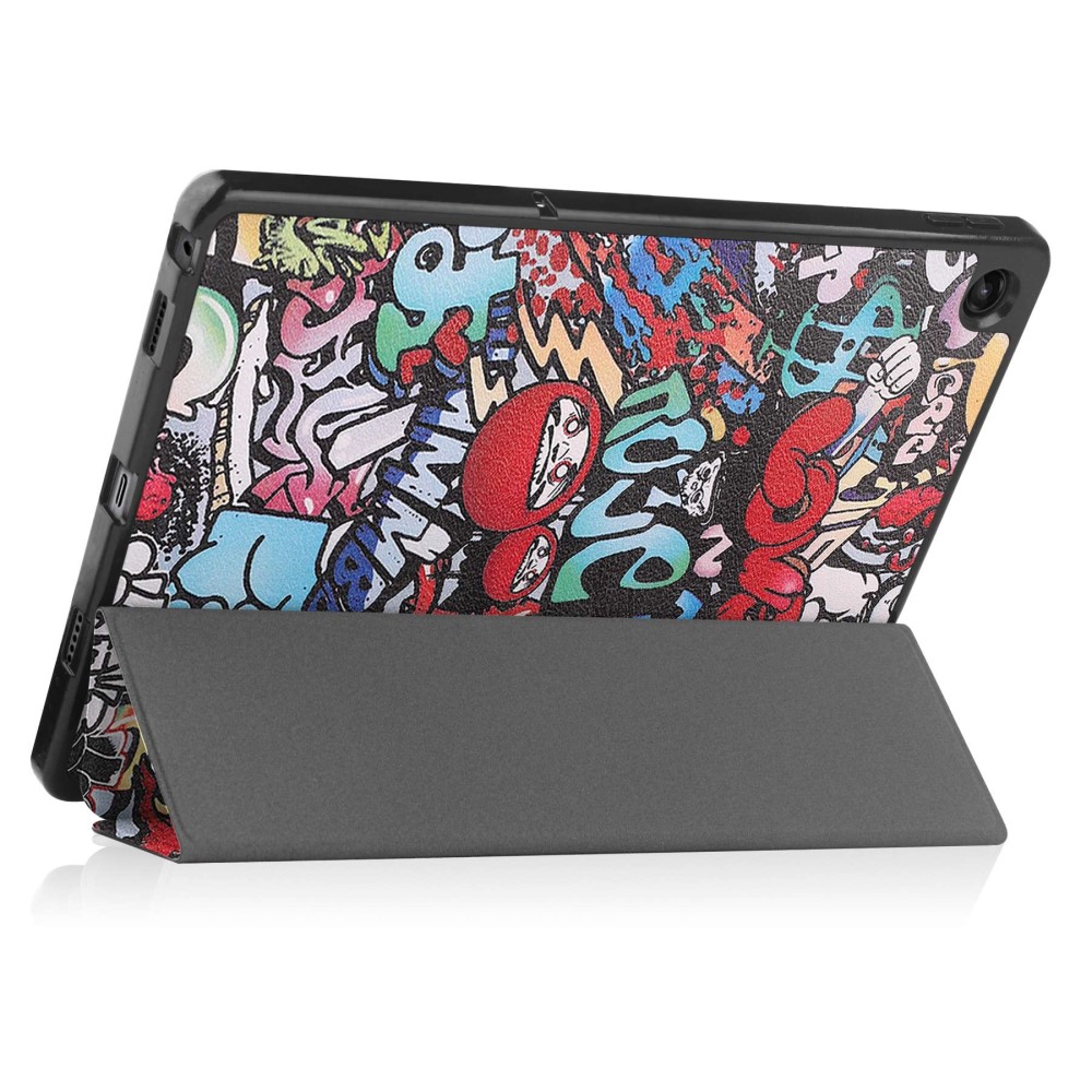  Lenovo Tab M10 Plus Gen 3 Fodral Tri-Fold Grafitti