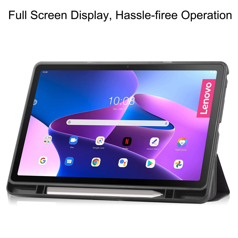  Lenovo Tab M10 Plus Gen 3 Fodral Tri-Fold Dont Touch