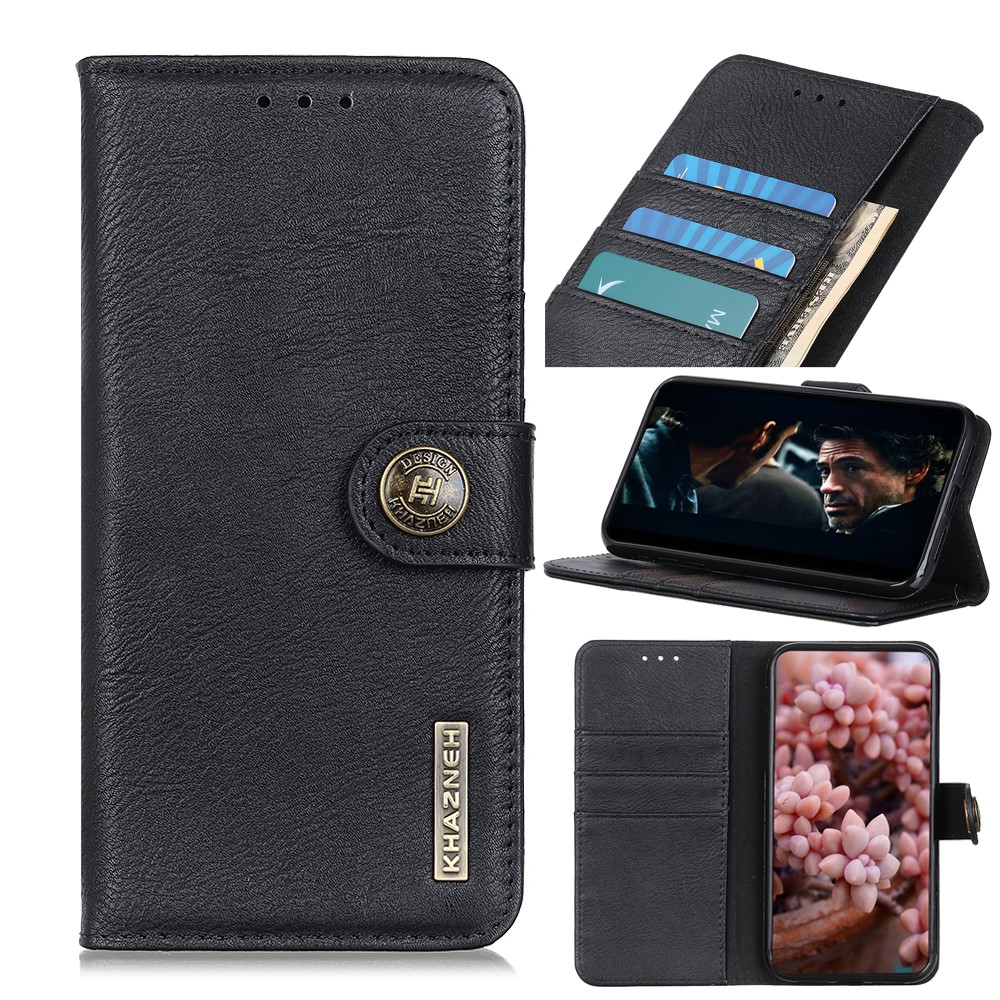 KHAZNEH KHAZNEH Xiaomi Redmi 9C Fodral Läder Svart