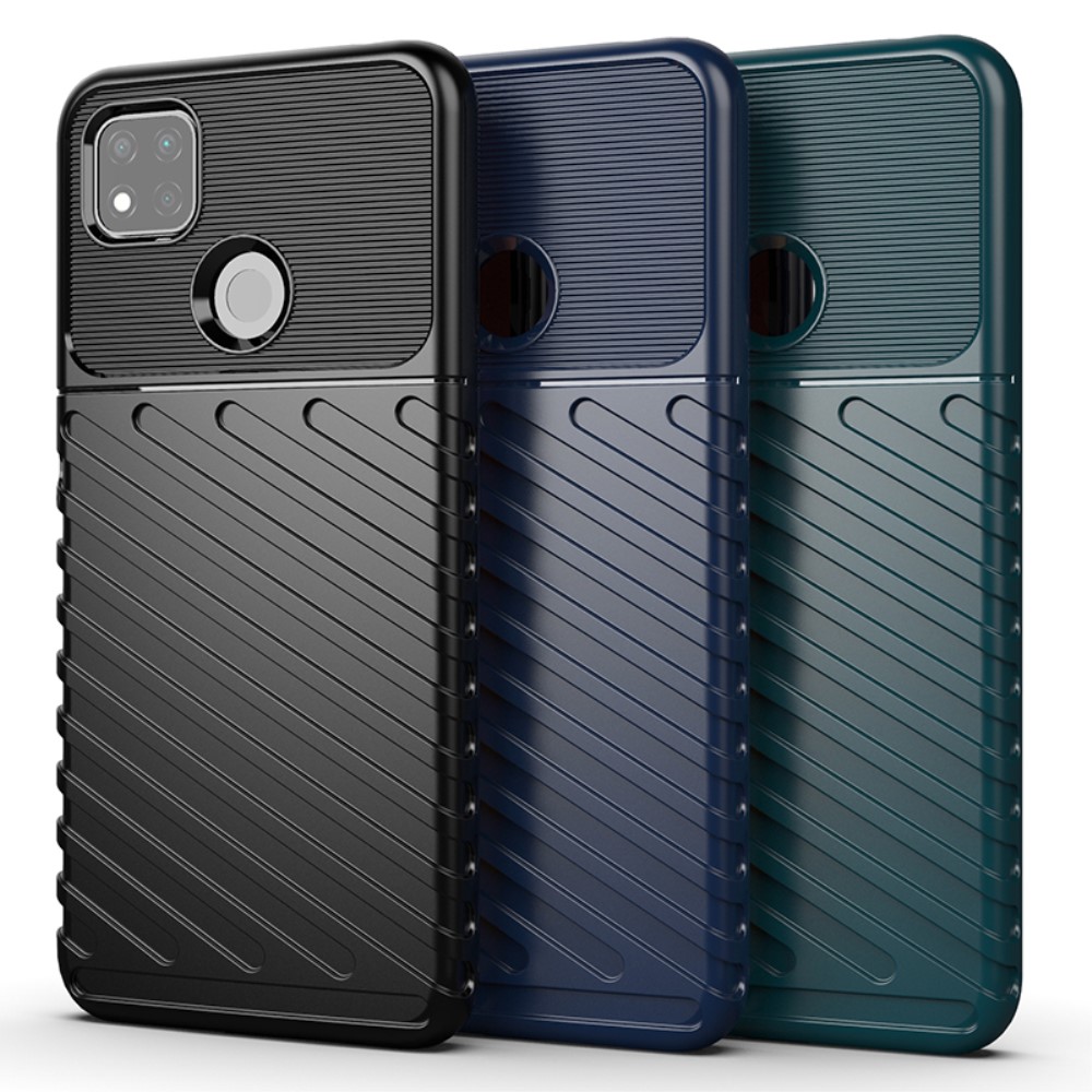  Xiaomi Redmi 9C Skal Twill Textur Svart