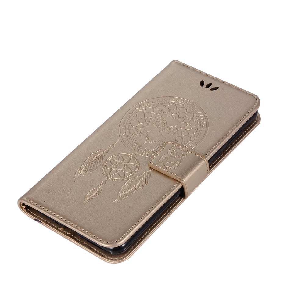  Xiaomi Redmi 9C Fodral Owl Dream Catcher Guld