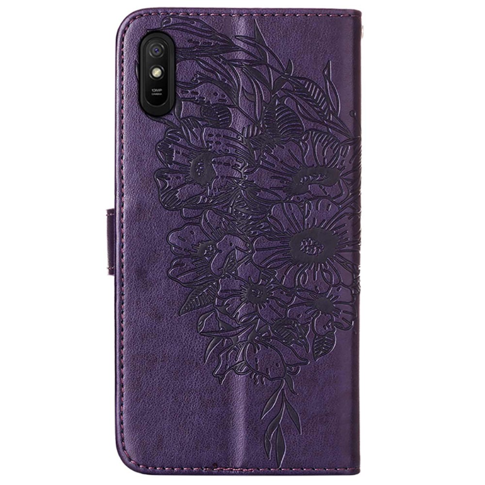  Xiaomi Redmi 9A / 9AT Fodral Butterfly Lila