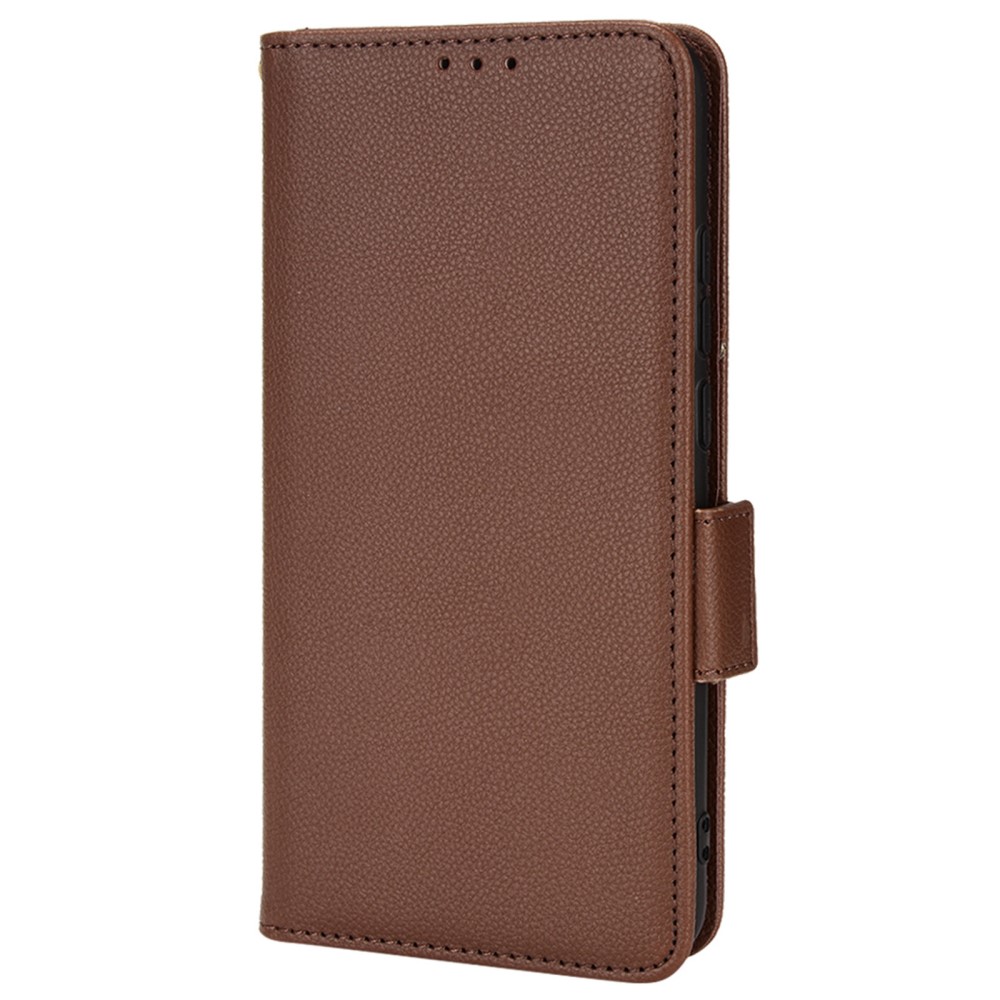  Xiaomi Redmi 9A / 9AT Fodral Litchi Textur Brun