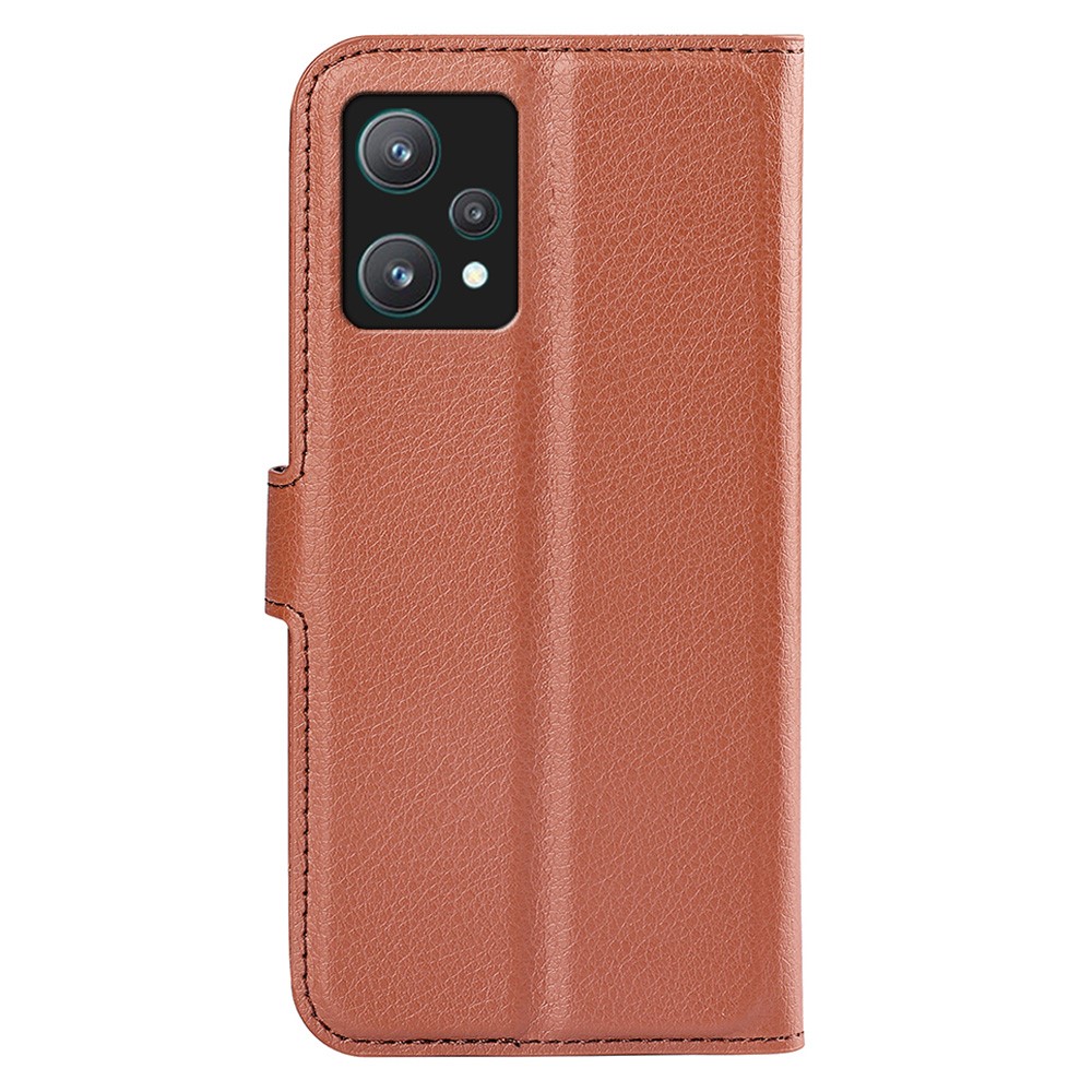  OnePlus Nord CE 2 Lite 5G Fodral Litchi Textur Brun