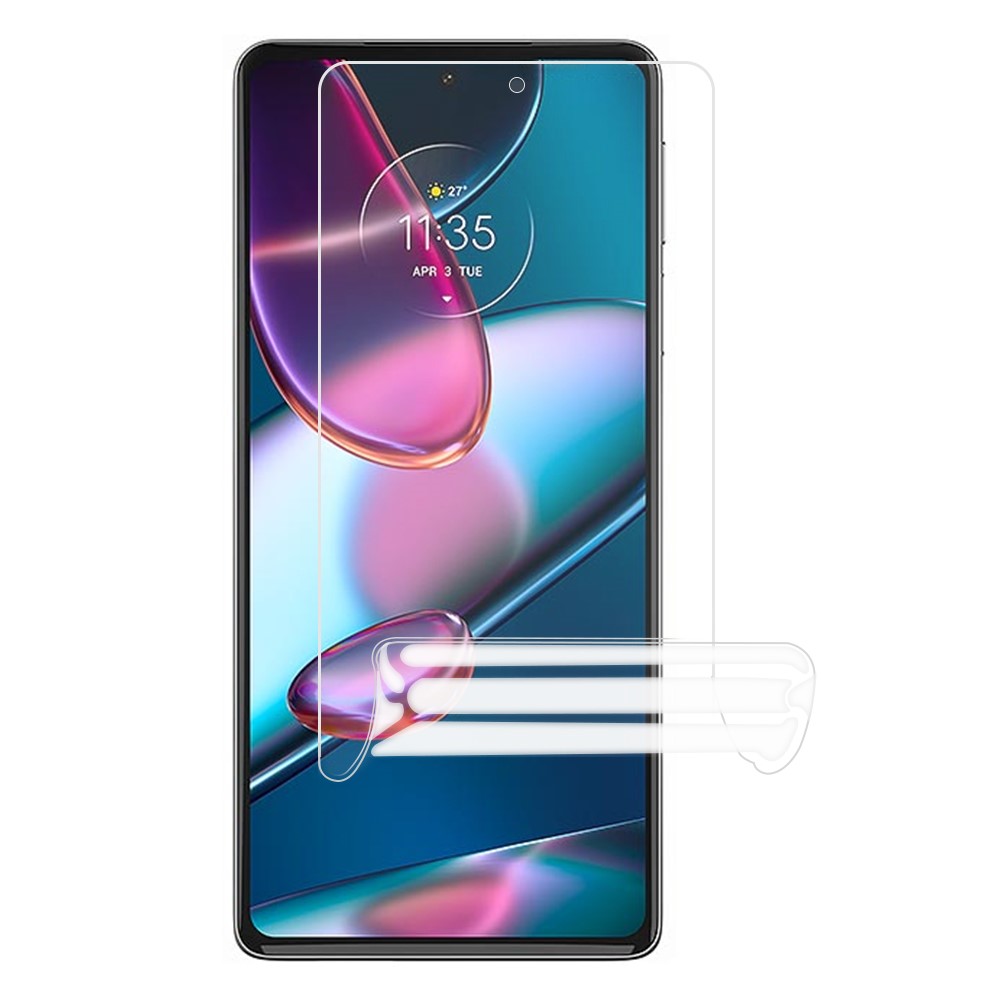  Motorola Edge 30 Pro Skärmskydd TPU Transparent
