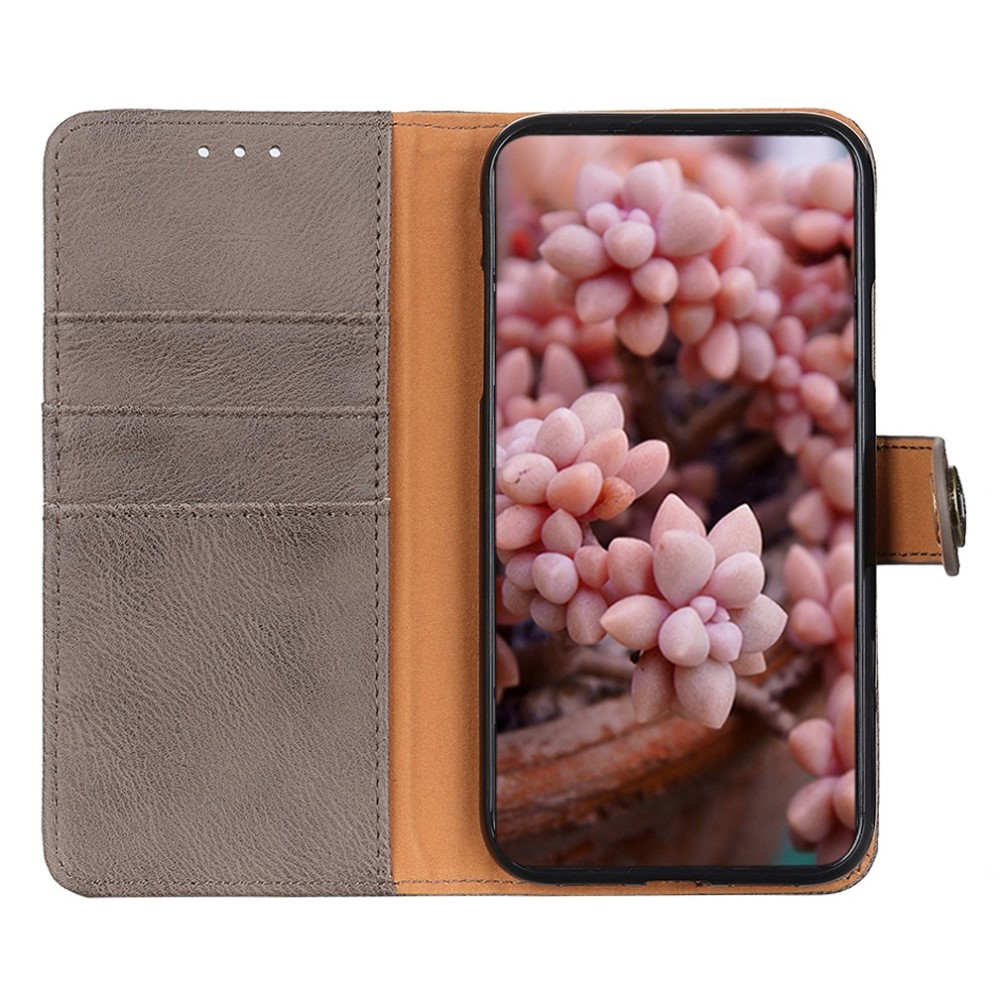 KHAZNEH KHAZNEH OnePlus Nord 2T 5G Fodral Läder Khaki
