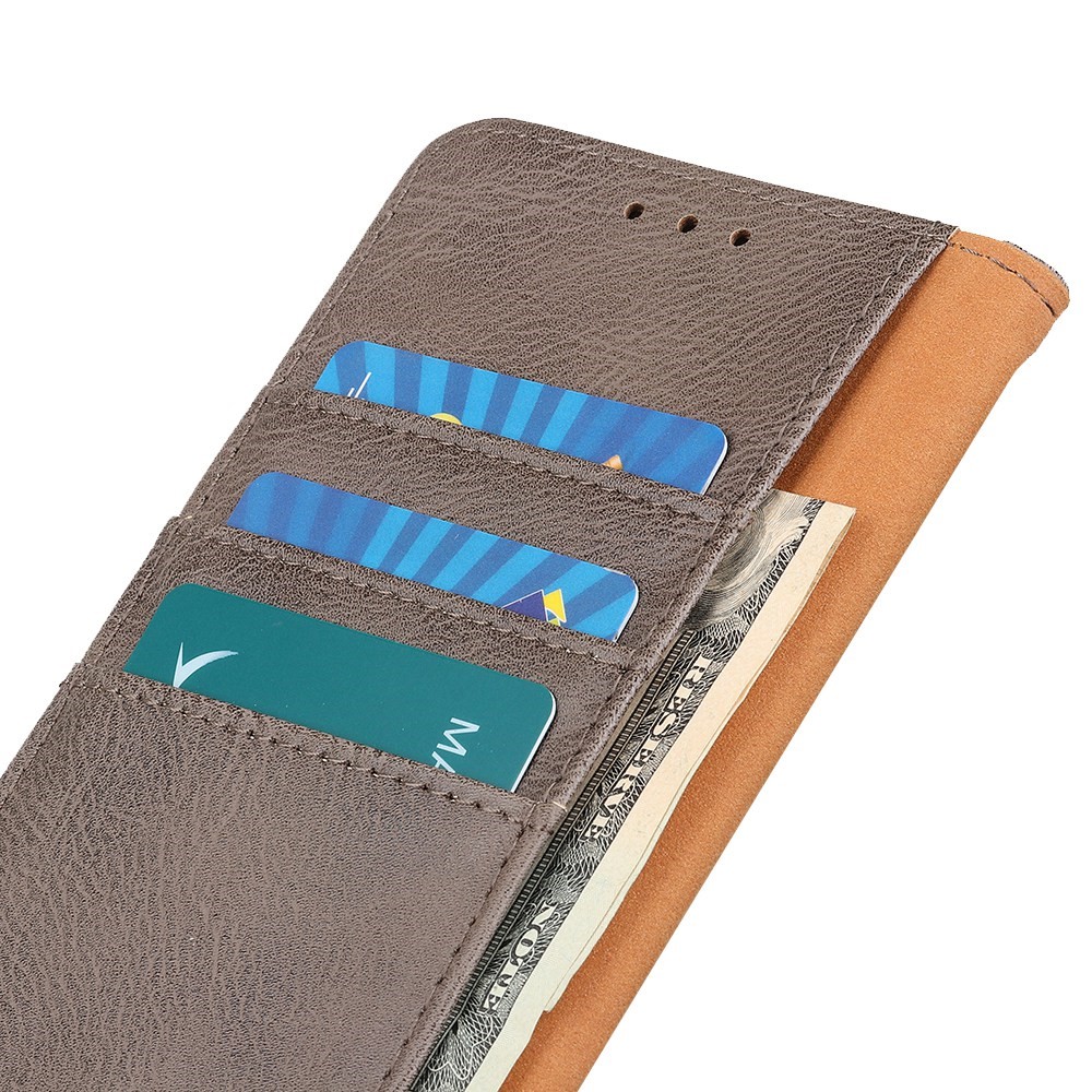 KHAZNEH KHAZNEH OnePlus Nord 2T 5G Fodral Läder Khaki