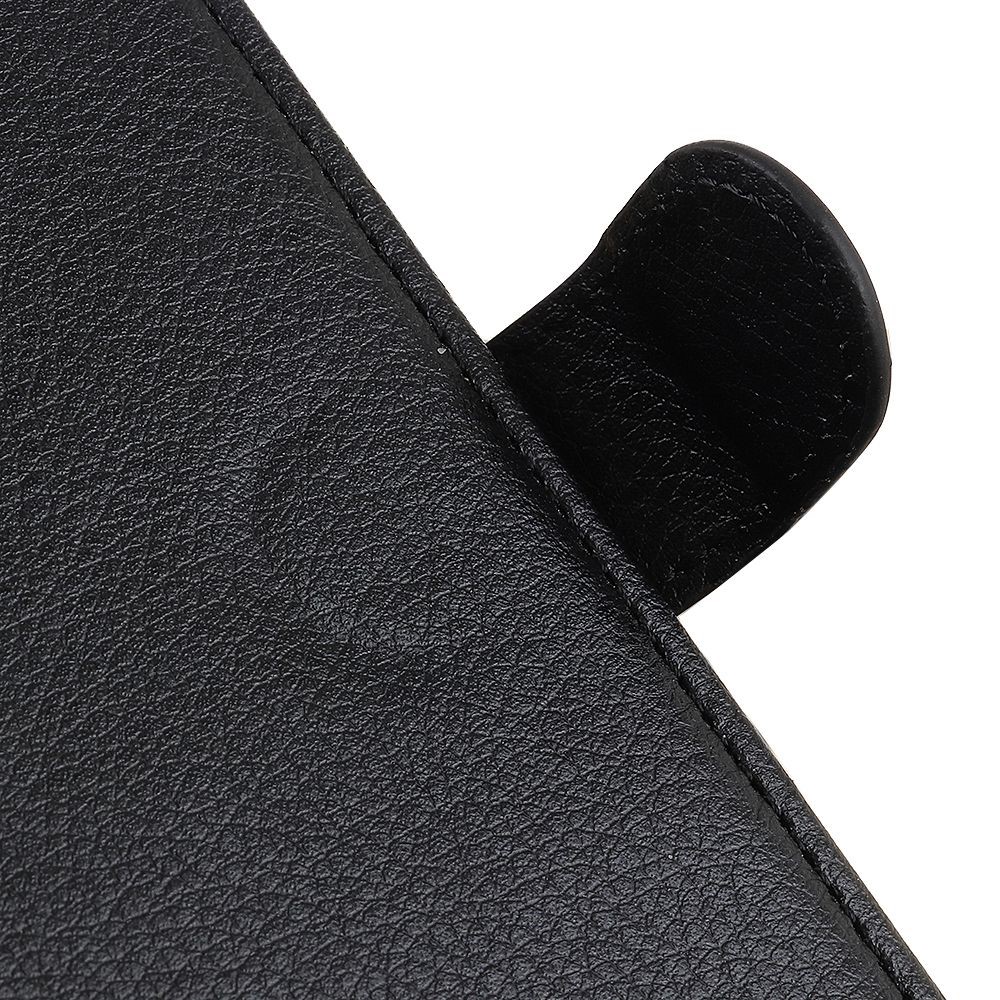  OnePlus Nord 2T 5G Fodral Litchi Läder Svart