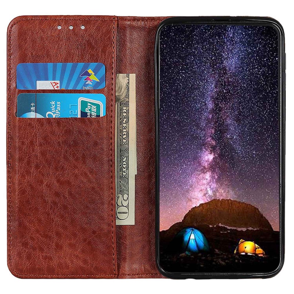  OnePlus Nord 2T 5G Fodral Flip Läder Brun
