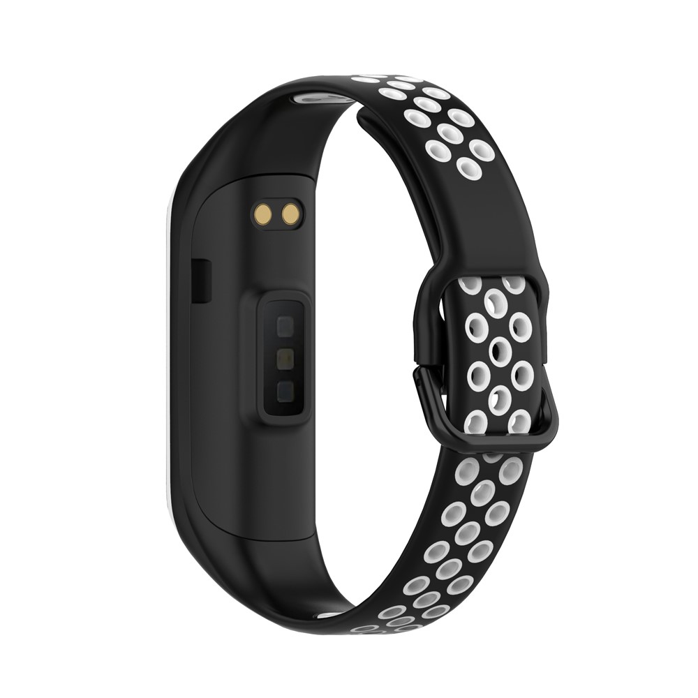  Samsung Galaxy Fit 2 SM-R220 Armband Ihåligt Silikon Svart/Vit