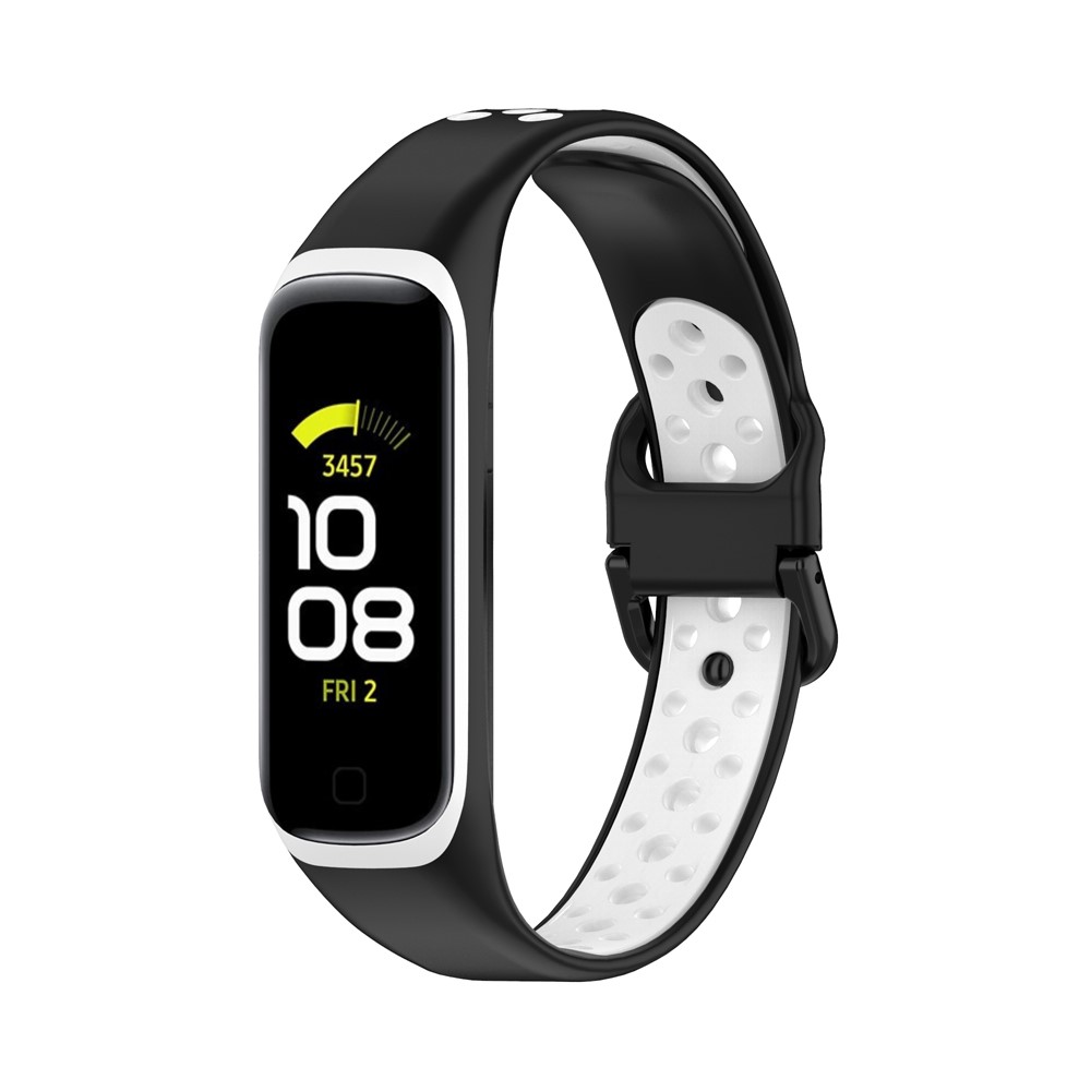  Samsung Galaxy Fit 2 SM-R220 Armband Ihåligt Silikon Svart/Vit